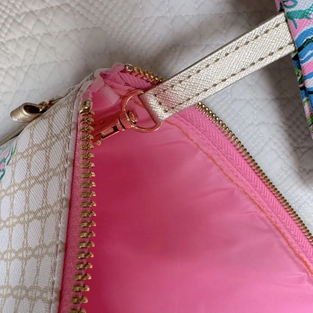 LILLY PULITZER Laptop Case Floral Tech Sleeve Set Zipper Pouch Chick Magnet NWT